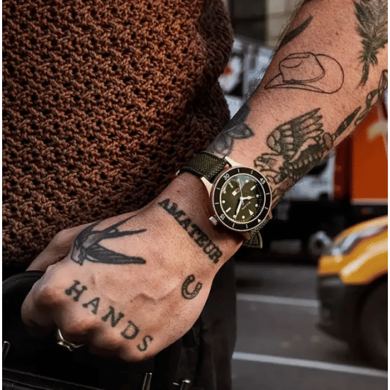 Bulova 98A324 Archive Series MIL-SHIPS Special Edition Horloge Bulova 98A324 Archive Series MIL-SHIPS Special Edition Horloge